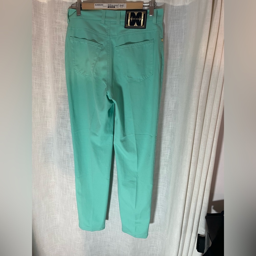 ESCADA Women's Vintage Y2K High waisted Slim Straight Pant 38‎ MEDIUM - Picture 5 of 7